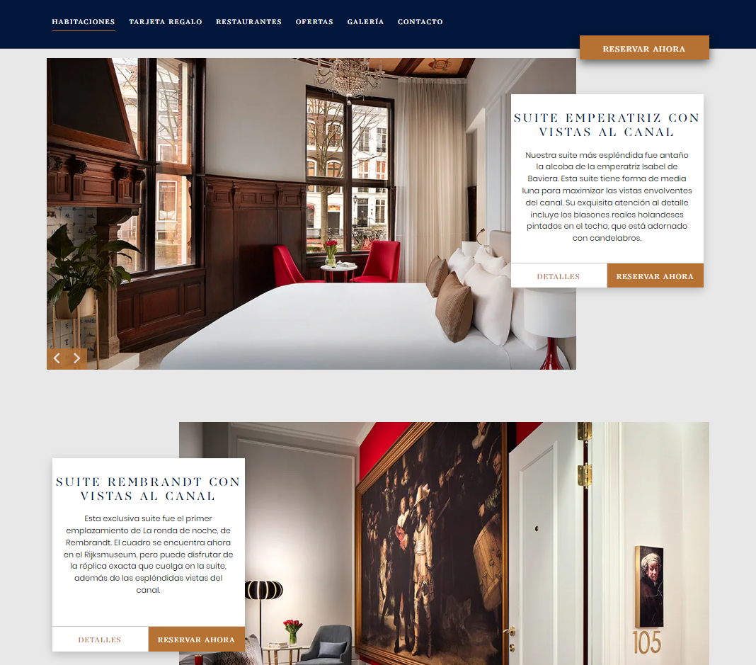 Hotel Tivoli Doelen, Ámsterdam — Traducción