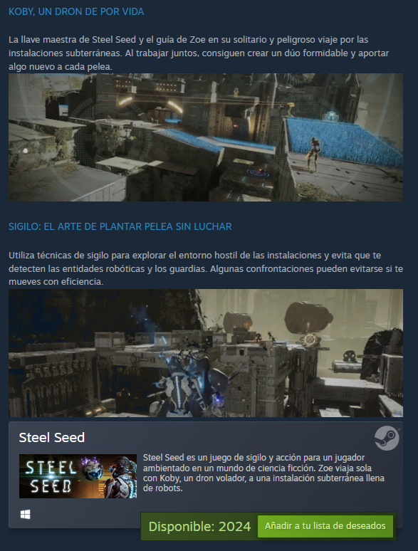 Steel Seed 2 — Traducción